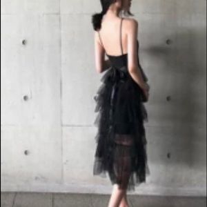 Black dress. Cocktail dress